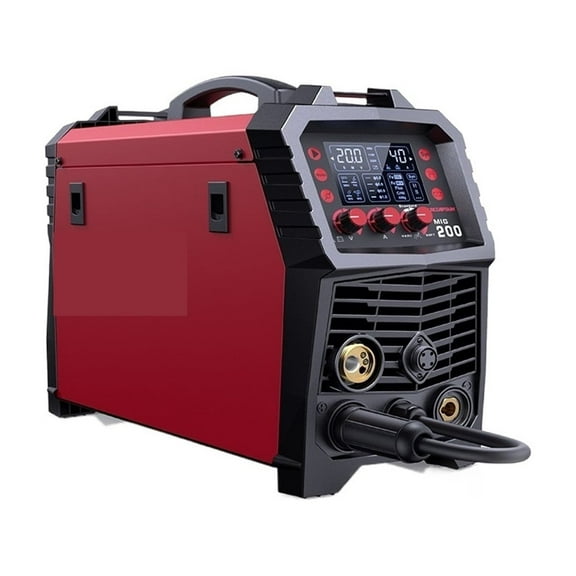 6 IN 1 MIG Welding Machine,FLUX Cored Wire MIG Inert Gas MMA Lift TIG Support Spool Gun/Spot Welding For Household,welding Machine