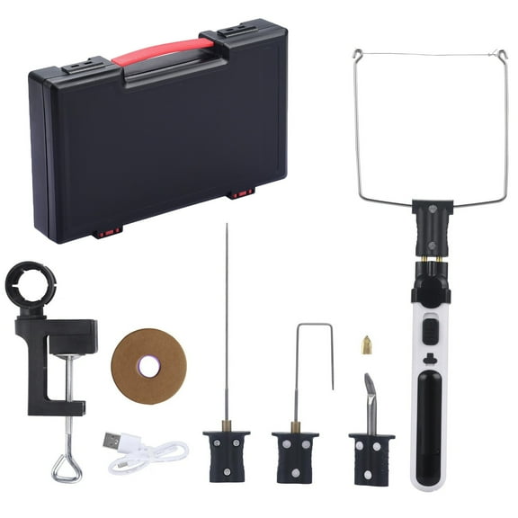 6 In 1 Cordless Sponge Foam Cutter Electric Cutting Machine Pen Carving Tools Deluxe Version