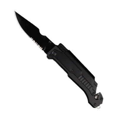 6-In-1 Emergency Survival Tool, Multi-Function Rescue Device With Led Light, Seat Belt Cutter & Glass Breaker - Compact Safety Gear For Outdoor & Emergency Use
