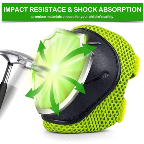 6 In 1 Protective Gear Knee Pads Adjustable Set For Kids Knee And Elbow Pads