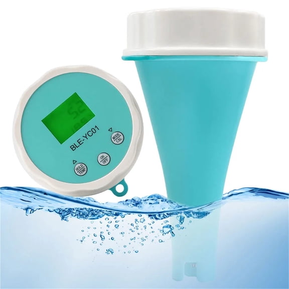 6 In 1 Smart Floating Swimming Pool Water Analyzer APP Online Monitor Water Quality Tester BT PH CL TDS EC ORP TEMP Tester ,Accurate and Reliable