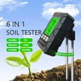 thumbnail image 1 of 6 In 1 Soil Tester Soil Fertility PH Temperature Humidity Sunlight Air Moisture Detector Gardening Soli Analyzer Soil Tester New, 1 of 9