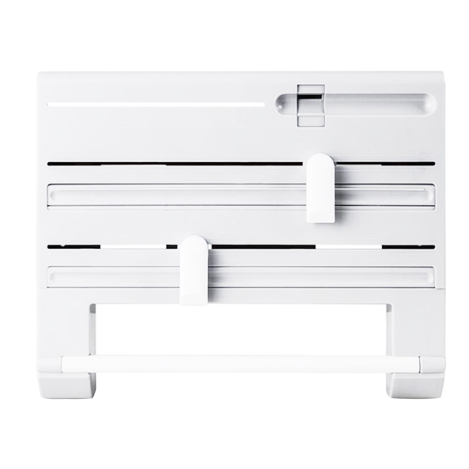 6 In 1Kitchen Storage Rack Multifunctional Foil Cling Film Cutter Wrap Cling Film Foil Dispenser