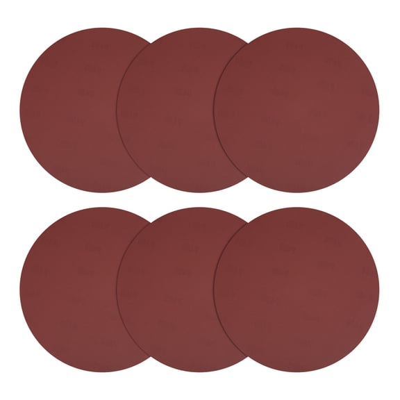 6 Inch 1000 Grit Hook and Loop Sanding Disc - 20 Pcs - Good for Wood Metal Stone Walls- Aluminum Oxide Abrasive Hook and Loop Sandpaper Random Orbital Sander Pads, Red