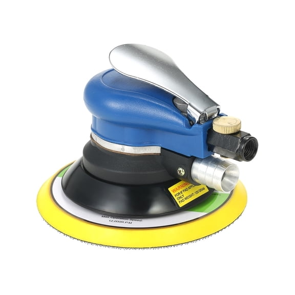 6 Inch 10000RPM Pneumatic Air Sander Car Paint Care Tool Polishing Machine Electric Woodworking Grinder Polisher Machine Tools ,Easy Operation