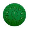 6 Inch 11 Tune Musical Instrument Steel Tongue Drum For Beginner Sport Supplies (Green)