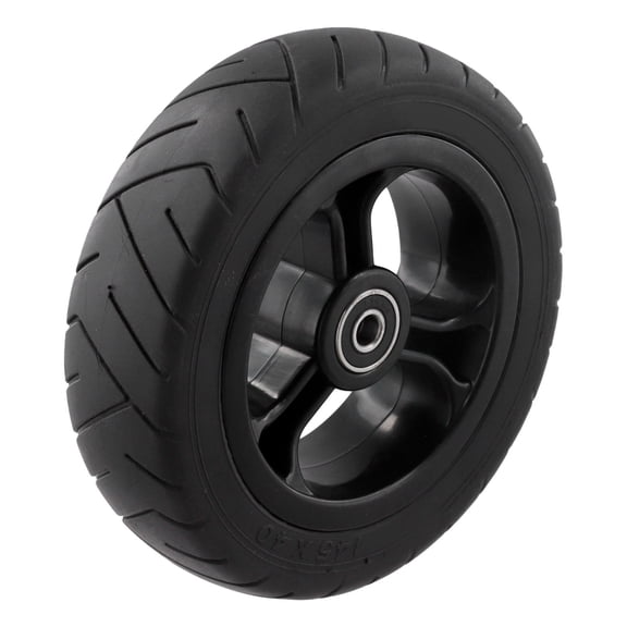 6 Inch 145X40 Solid Wheel With Plastic/Aluminum Hub 6X1.6 For Electric Scooter
