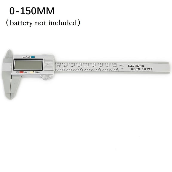 6 Inch 150Mm Digital Vernier Caliper Lcd Electronic Carbon Fiber Meter Micrometer Measuring Tool Depth Ruler