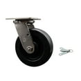 thumbnail image 1 of 6 Inch 316SS Polyolefin Swivel Caster with Delrin Bearing and Swivel Lock SCC, 1 of 2