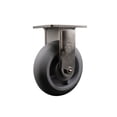thumbnail image 1 of 6 Inch 316SS Thermo Rubber Donut Tread Wheel Rigid Caster with Delrin Bearing, 1 of 2