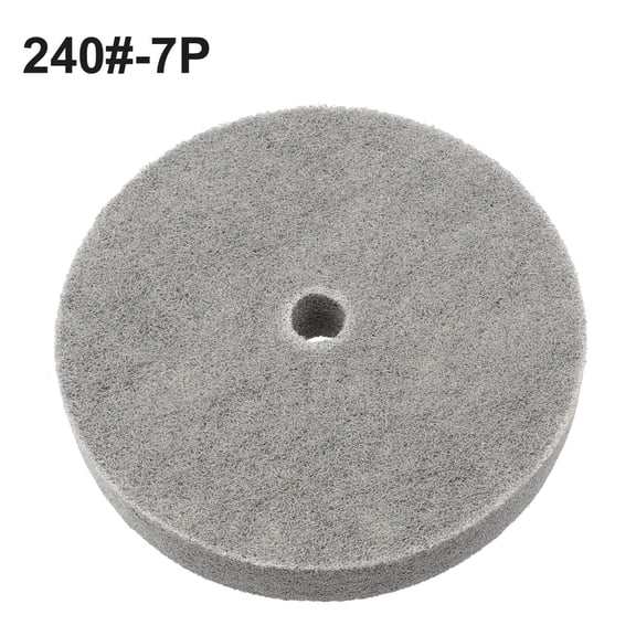 6 Inch 7p Nylon Fiber Polishing Wheel For Metal Rotary Grinding Stone Abarsive Stone Mounted Grinding Wheel For Bench Grinder