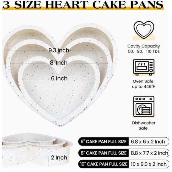 6-Inch & 8-Inch Heart-Shaped Crystal Silicone Mold for Valentine's Day - Oval & Rectangular Coaster Tray Plaster Glue Mold