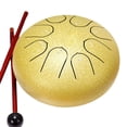 thumbnail image 1 of 6 Inch 8 Tone Rain Drum Outdoor Chakra Garden Instrument Ethereal D, 1 of 4