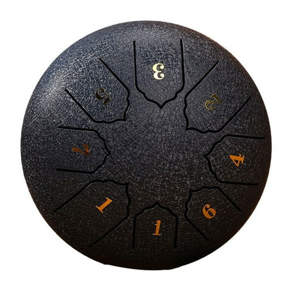 6-Inch 8-Tone Sound Rain Drum Outdoor Rain Drum Percussion Instrument Yoga Meditation Exclusive Dark Blue