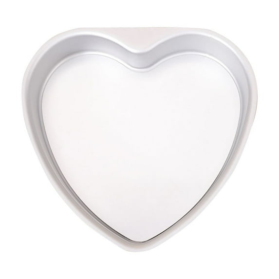 6 Inch Aluminum Heart Shaped Cake Pan Heart Cake Pan with Removable Bottom for Baking DIY Mould Tool for Kitchen Birthday Wedding Easy Clean