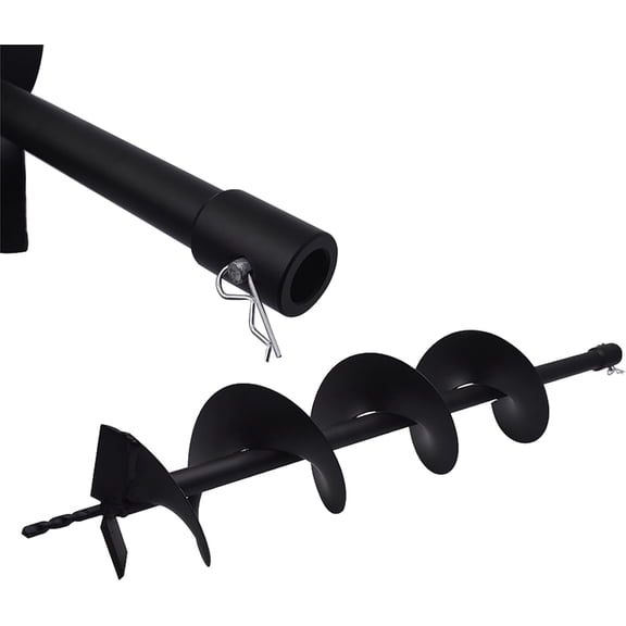 6 Inch Auger Drill Bit with 3/4Inch Shaft Fit for Planting, Gardening, Tree Planting, Digging Holes