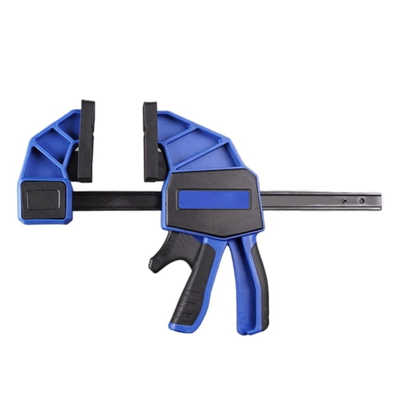 6-Inch Bar Clamp, Trigger Style, 300 Lbs Force, Steel One-Handed Clamp, Spreader Conversion, 13.8 in / 35 cm