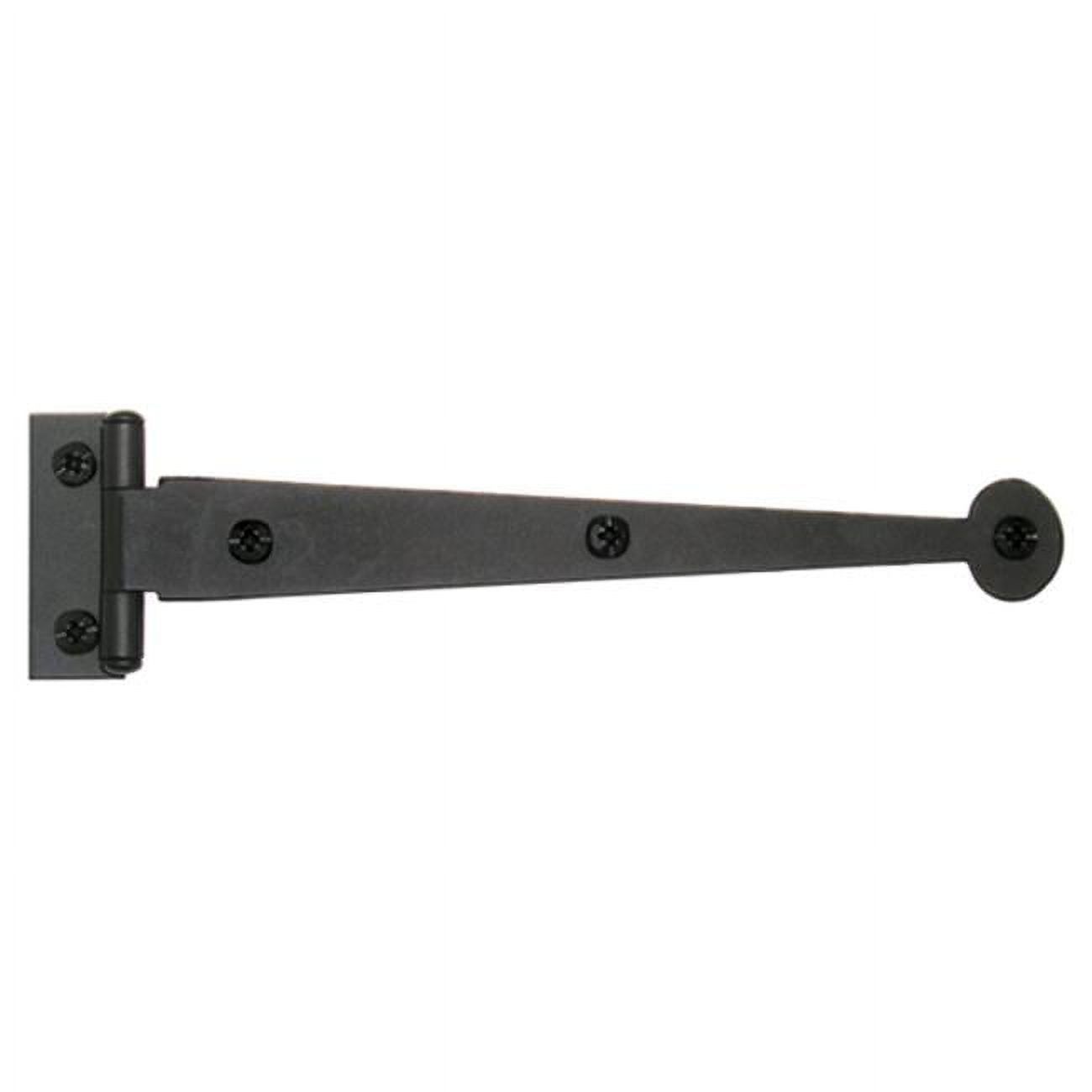 6 Inch Bean Strap Hinge Offset Black/flat