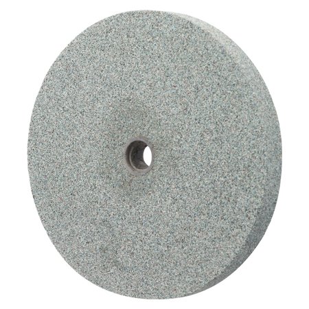 6 Inch Bench Grinder Wheel & Wire Steel with 1/2'' Arbor, 60 Grit Silicon Carbide Bench Grinding Wheel for Bench Grinder, Standard Green Grindstone