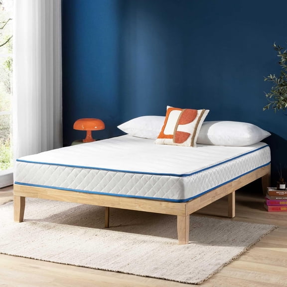 6 Inch Bonnell Spring Hybrid Mattress Twin Tight Top CertiPUR-US Certified