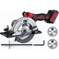 thumbnail image 1 of 18V Brushless Cordless 6 inch Circular Saw, 5900 RPM Variable Speed,for Milwaukee M18 Battery (Bare Tool), 1 of 10