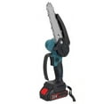 thumbnail image 1 of 6 Inch Brushless Electric Saw with 2 pcs Li-ion Battery Portable Mini Cordless Chainsaw Garden Pruning Saw Power Tools ,Efficient Cutting, 1 of 6
