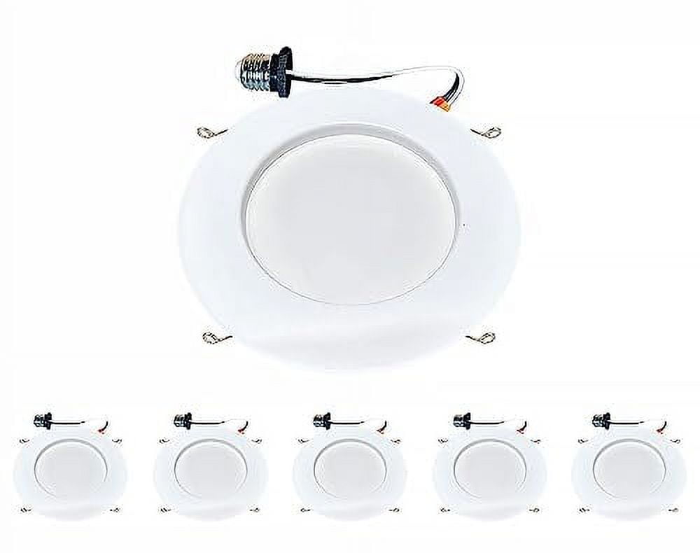 6 Inch Can Lights Recessed Lighting Retrofit 14 Watt, 1100 Lumens, 3000K Soft White