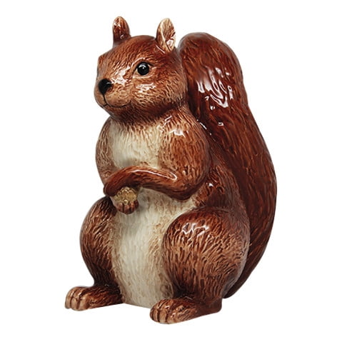 PTC 6 Inch Ceramic Squirrel Savings Piggy/Coin/Money Bank, Brown