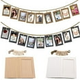 thumbnail image 1 of 6 Inch Clip Photo Holder with 10 Clothespin Clips for Home Decoration, Baby Shower, and Birthday Party, 1 of 7