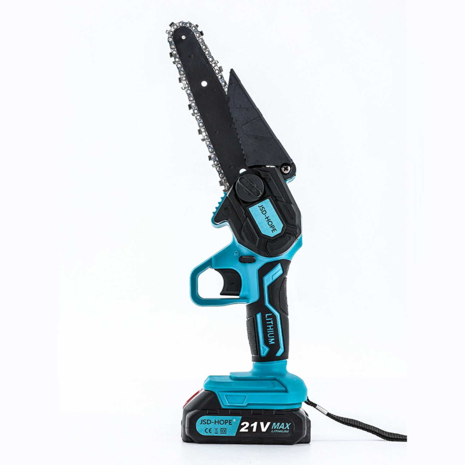 6-Inch Cordless Chainsaw-Compact Electric Chainsaw with Lithium-Ion Battery, Lightweight Handheld Design for Wood Cutting, Tree Pruning&Branch Trimming, Ideal for Home Garden and Outdoor Use