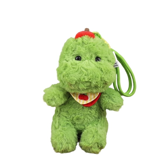 6 Inch Cute Dinosaur Keychain Plush Toys Bag Charms for Handbags Backpacks Purse Accessories Stuffed Animals Keychain Fluffy Gifts (A)