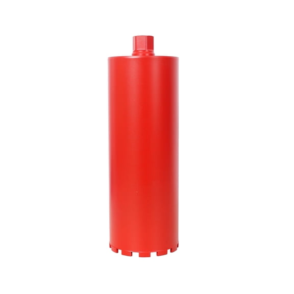 6 Inch Diamond Core Drill Bit, 1-1/4"-7 Thread Diamond Drill Bit for Cured Concrete with Rebar, Hard Masonry, Brick Block, Stucco, Stone, Flat