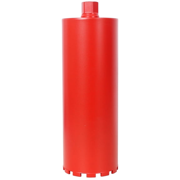 6 Inch Diamond Core Drill Bits,1-1/4"-7 Thread Diamond Core Bit for Cured Concrete with Rebar, Hard Masonry, Brick Block, Stucco, Stone,Flat