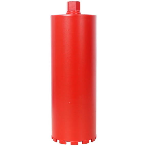 6 Inch Diamond Core Drill Bits,1-1/4"-7 Thread Diamond Core Bit for Cured Concrete with Rebar, Hard Masonry, Brick Block, Stucco, Stone,Flat