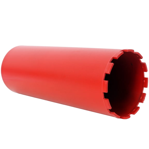 6 Inch Diamond Core Drill Bits,1-1/4"-7 Thread Diamond Core Bit for Cured Concrete with Rebar, Hard Masonry, Brick Block, Stucco, Stone,Flat