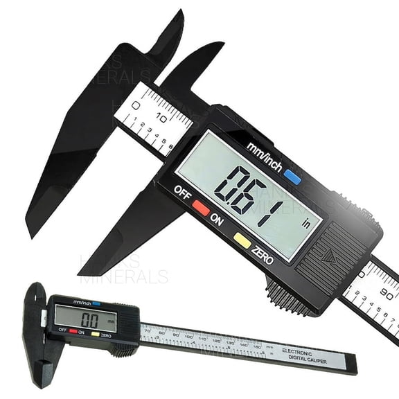 6-Inch Digital Caliper with LCD Display, High-Precision Carbon Fiber Micrometer for DIY and Industrial Measuring
