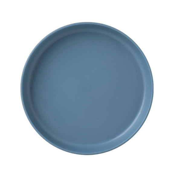 6-Inch Dinner Plate Food-grade Stackable Plastic Round Serving Dishes for Kitchen