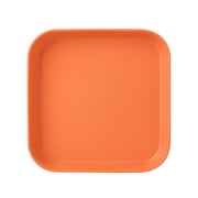 6-Inch Dinner Plate Food-grade Stackable Plastic Round Serving Dishes for Kitchen