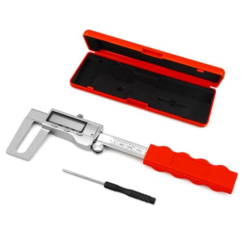 6 Inch Disc Brake Rotor Micrometer, Digital Vernier Calipers Measuring Tool, Inch/Metric Conversion wtih LCD Screen for Disc Brake, Brake Measuring Tool$$Tools