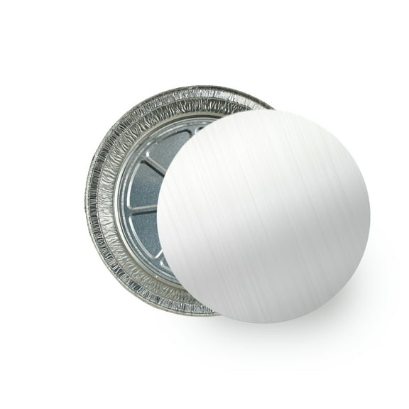 6 Inch Disposable Round Aluminum Foil Take-Out Pans with Board Lids – Perfect for Restaurants & Small Businesses (50)