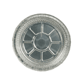 thumbnail image 1 of 6 Inch Disposable Round Aluminum Foil Take-Out Pans with Plastic Lids – Perfect for Restaurants & Small Businesses (50), 1 of 8