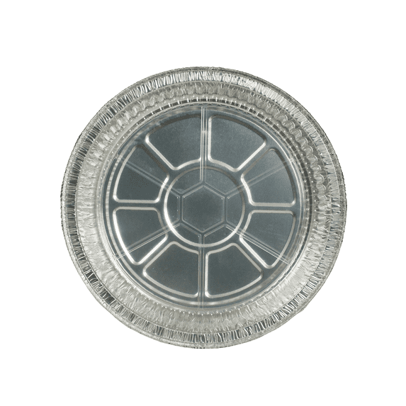 6 Inch Disposable Round Aluminum Foil Take-Out Pans with Plastic Lids – Perfect for Restaurants & Small Businesses (50)
