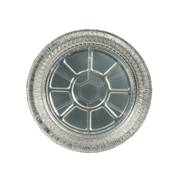 6 Inch Disposable Round Aluminum Foil Take-Out Pans with Plastic Lids – Perfect for Restaurants & Small Businesses (50)