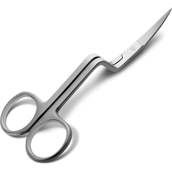 6 Inch Double Curved Scissors  Professional Grade, Multi-Purpose Precision Scissors for Crafting, Embroidery, and Dog Grooming