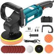 6-Inch Dual Action Polisher for Car Detailing - Variable Speed Auto Buffer with Polishing Pads for Waxing, Buffing, and Sanding