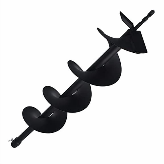 6 Inch Earth Auger Drill Bits for Planting, 6 x 31.5 Gasoline Engine Auger Post Hole Digger Drill Bits, Bulb Planter Tool with 3/4 Shaft$$Tools & Hardware Other