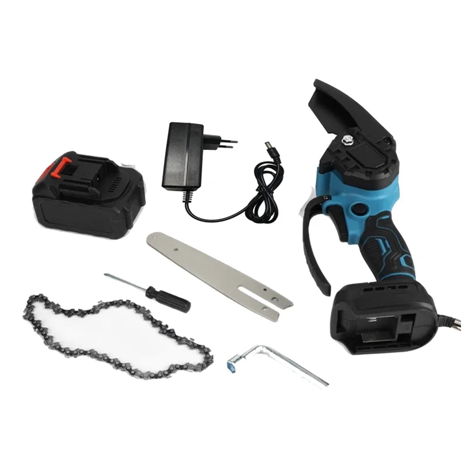 6 Inch Electric Chain Saw Handheld Portable Chainsaw Tree Wood Cutter