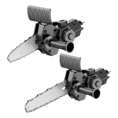 6 Inch Electric Drill Modified To Electric Chainsaw Saw Power Tool Attachment