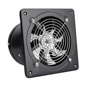 6 Inch Exhaust Fan,Wall Mounted Vent Fans,Ventilation Extractor Fan 110V Wall-Mounted Square Blower for Kitchen,Bathroom,laundry room