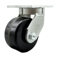 thumbnail image 1 of 6 Inch Extra Heavy Duty Phenolic Wheel Swivel Top Plate Caster Service Caster, 1 of 2